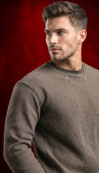 SHADOW FIT SWEAT SHIRT - GREY